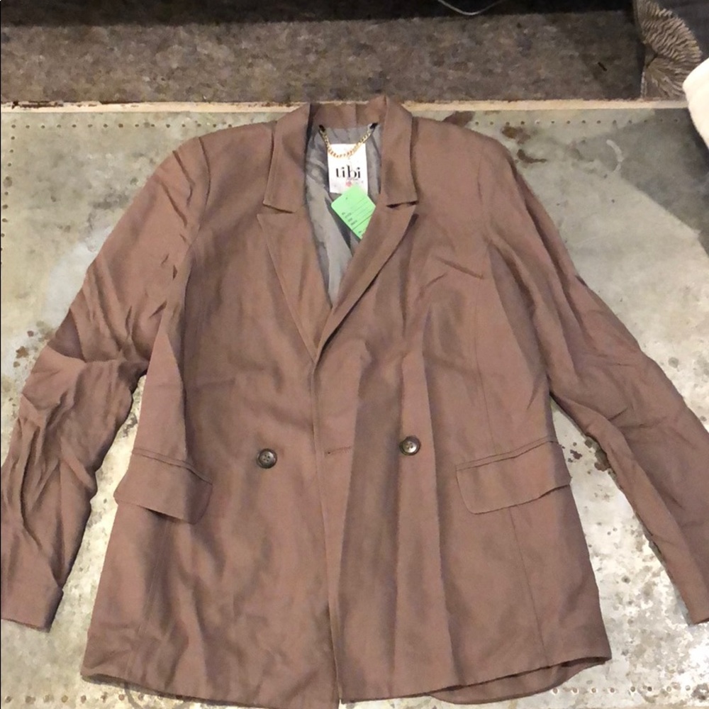 TIBI Pleated back Blazer